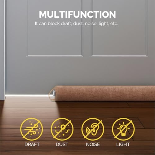 Fowong Door Draft Stopper 30 Inch Weighted Soundproof Blocker