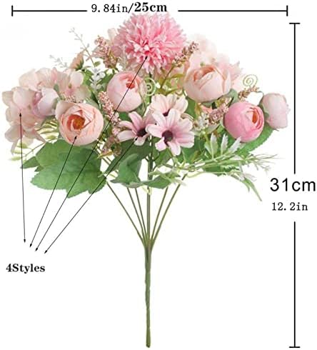 GaRcan Artificial Flowers with Pots 1pc Mixed Set