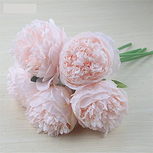 GaRcan Artificial Flowers with Pots 5pcs Wedding Decor Set