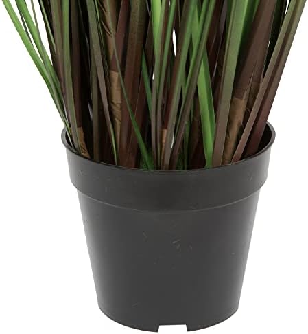 Vickerman 48 Inch Artificial Potted Green Grass Cattails