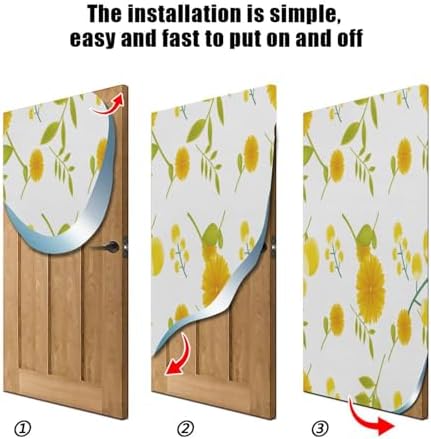 Susiyo Cute Halloween Door Cover with Stretch Fabric 32x79 in