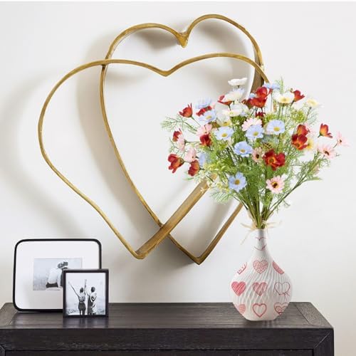 TIVMIK Artificial Flower Bouquet 24 Inch Realistic Silk Flowers