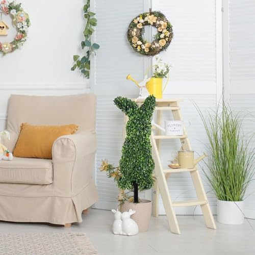 Easter Bunny Shaped Topiary Artificial Tree 30