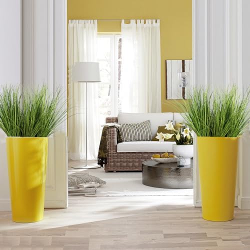 Melorca And Guilla 6PCS 255 Inch Fake Tall Onion Grass Artificial Plants