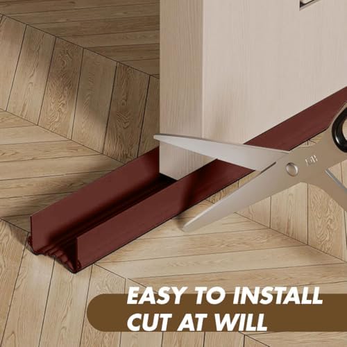 Door Bottom Seal Wind Noise Barrier 38 Inch Adjustable
