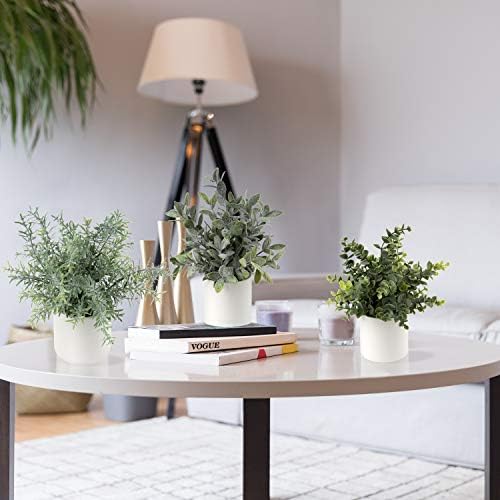 Briful Mini Fake Plants Set of 3 Artificial Greenery