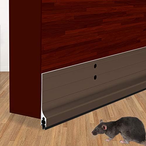 42 Inch Door Draft Stopper with Aluminum Seal