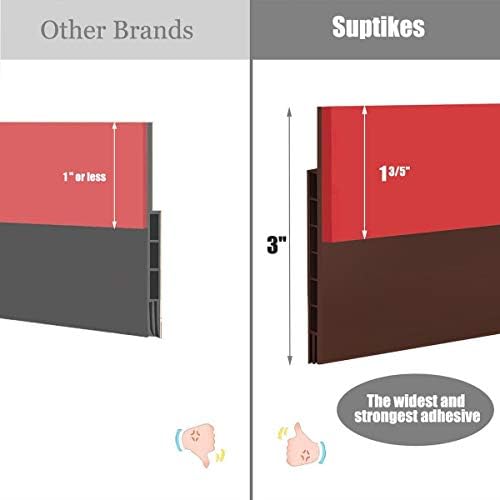 Suptikes Upgraded Door Draft Stopper 3 W x 37 L Brown