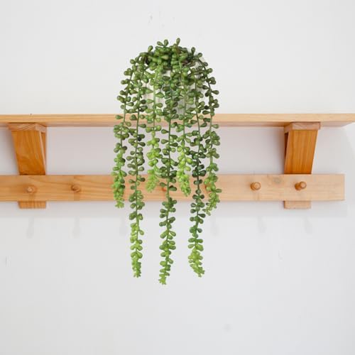 Hisow Artificial String of Pearls with Ceramic Pot