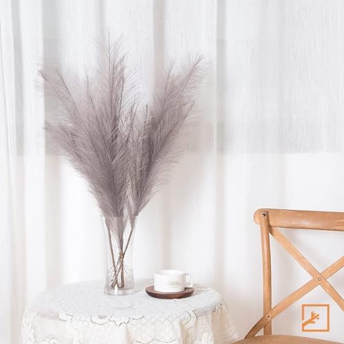 Zifty 7-Pcs 38 Inch Faux Pampas Grass Artificial Flower Set