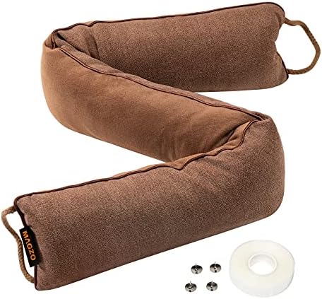 MAGZO Door Draft Stopper 32 Inch Brown