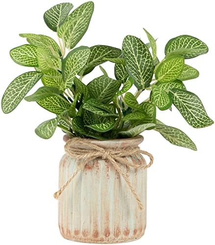Northlight Artificial Spring Foliage in 8 Ceramic Pot