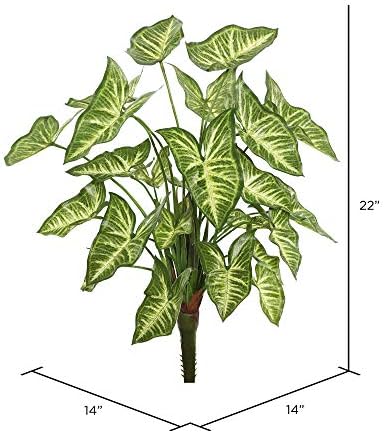 Vickerman 22 Artificial Green Syngonium Bush