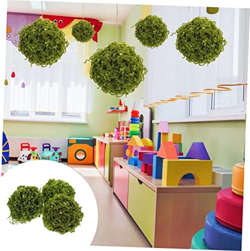 ERINGOGO Artificial Plant Balls 3pcs Hanging Topiary Decor