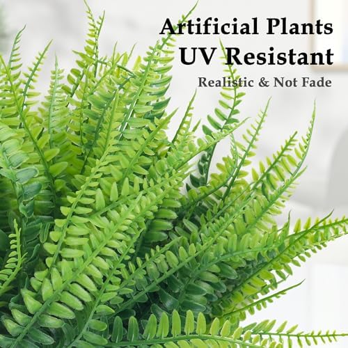 ZERRO 16 Piece Artificial Boston Fern Set