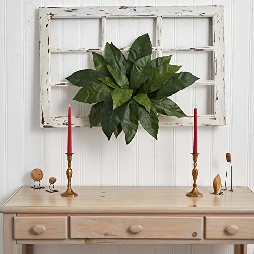 Nearly Natural 23 Inch Birds Nest Fern Artificial Plant Set of 3 Green