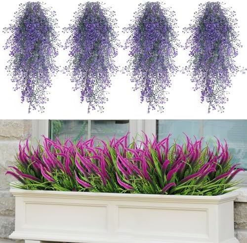 RECUTMS Artificial Ferns Plant Decor for Home Garden Wedding