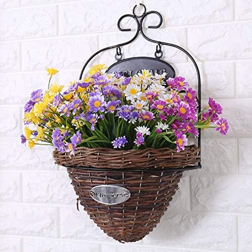 8 Bundles Artificial Daisies Flowers for Outdoor Decor