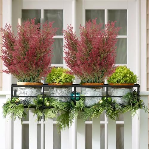 RECUTMS 6 Pack Artificial Pine Branches for Christmas Decor
