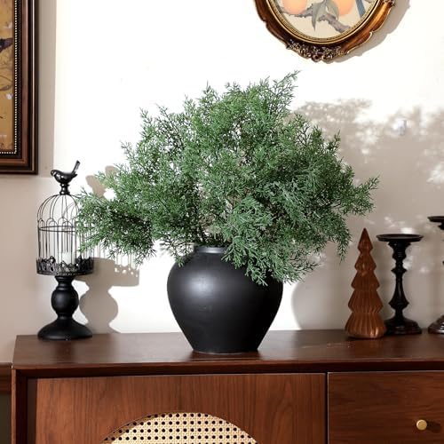 Giegxin 6 Pcs Artificial Cedar Branches for Christmas Decor