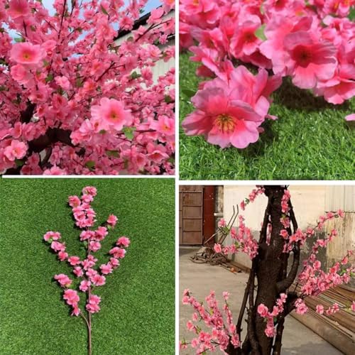 Artificial Pink Peach Blossom Tree 1mx08m
