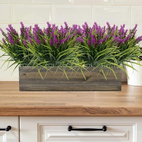 HANDIC 4pcs Artificial Plants Outdoor Decor Set