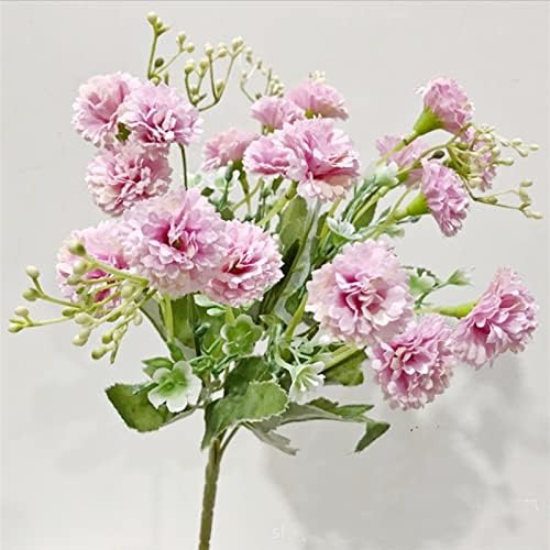 GaRcan Artificial Flowers 20 Head Bunch Lilac Carnations