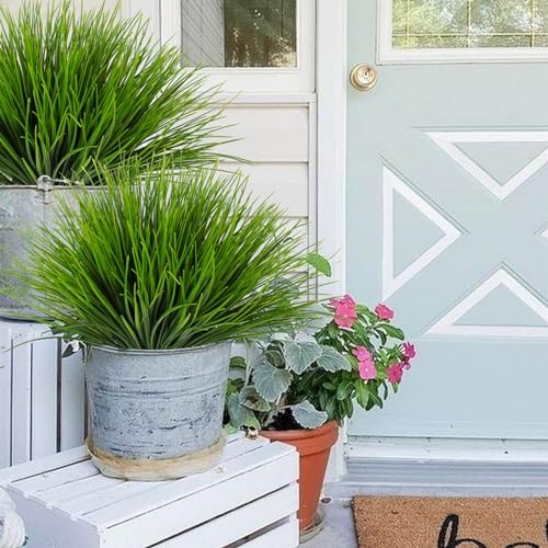 RECUTMS 12 Bundle Artificial Wheat Grass Plants
