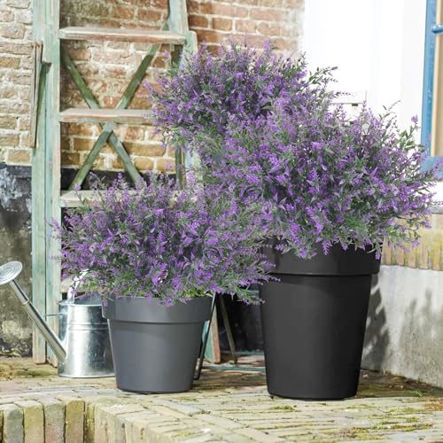 Krissing 80-Piece Outdoor Lavender Artificial Flowers