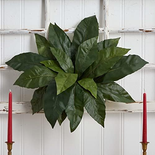 Nearly Natural 23 Inch Birds Nest Fern Artificial Plant Set of 3 Green
