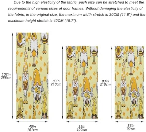 Susiyo Garden Honeybee Gnome Door Cover