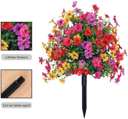 Lovskoo Artificial Flowers for Outdoor Decor