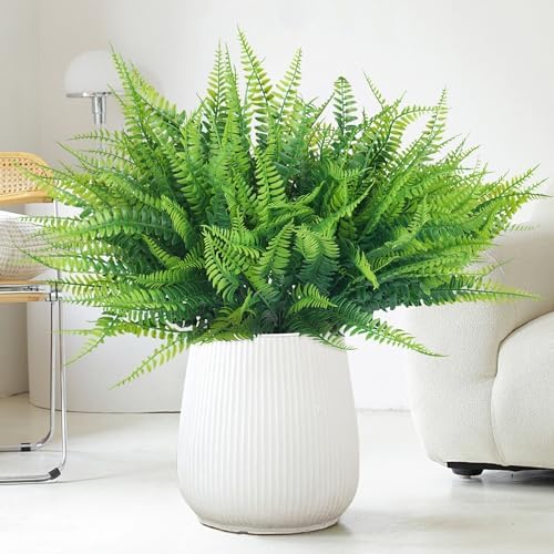 ZERRO 16 Piece Artificial Boston Fern Set