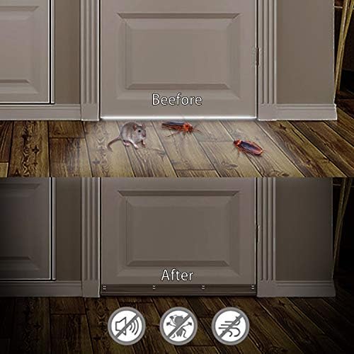 42 Inch Door Draft Stopper with Aluminum Seal