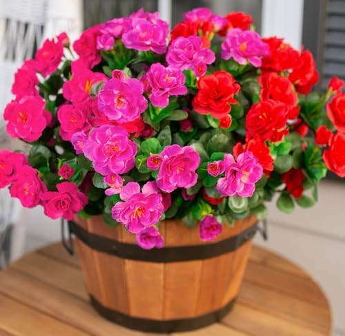 Ivydale Artificial Camellia Flowers 3 Bundles UV Resistant