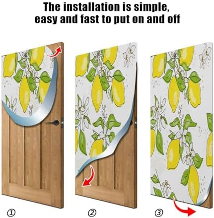 Susiyo Rellow Lemon Tree Halloween Door Cover