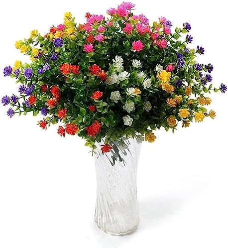 NURCIX Artificial White Tea Flowers for Home Decor