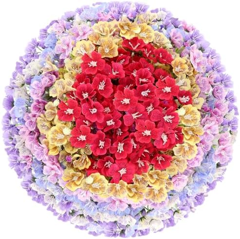 ZEOSTARO Artificial Flowers 12 Bundles Multi Color