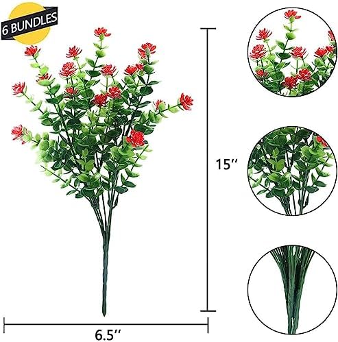 NURCIX Artificial White Tea Flowers for Home Decor