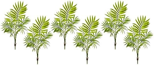 Nearly Natural Mini Areca Palm Artificial Bush Set of 6