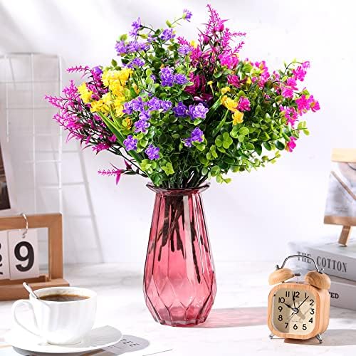 Hoteam 24 Bundle Artificial Flowers for Decor
