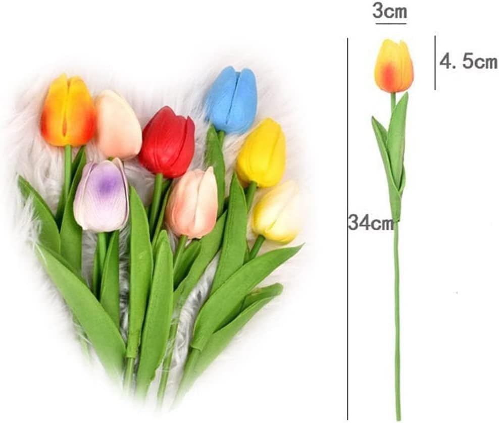 5Pcs Artificial Tulip Flowers for Spring Wedding Decor