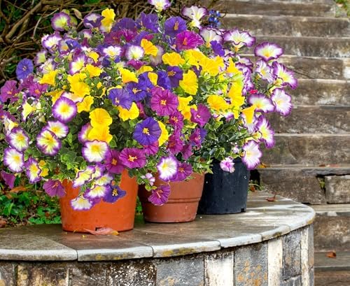 TSTWETO Artificial Flowers for Outdoors 12 Bundles UV Resistant
