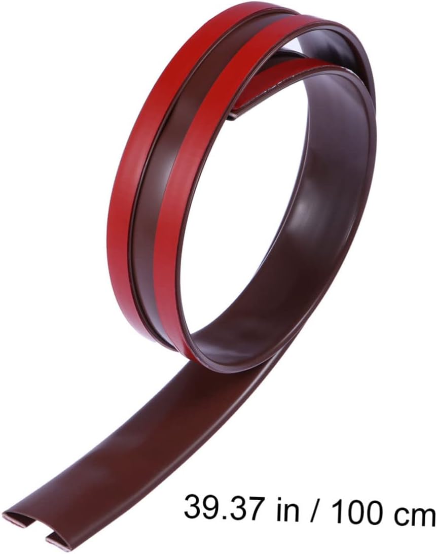 Gadpiparty Under Door Draft Stopper Seal Strip Brown