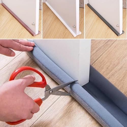 93 x 10cm Under Door Draft Stopper Brown