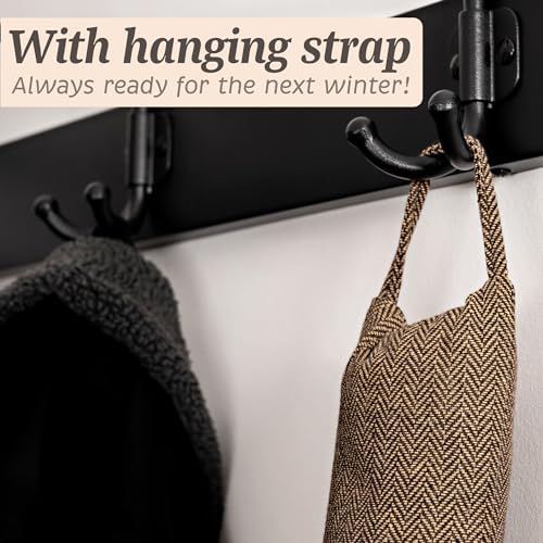 Praknu Door Draft Stopper 35 Inches Brown