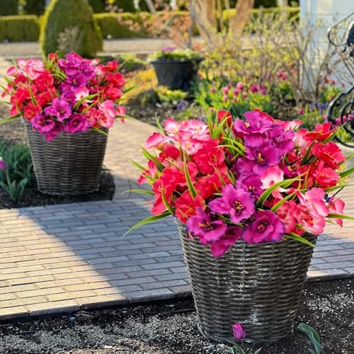 Artificial Flowers for Outdoor Front Porch Decor