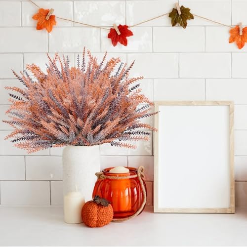 Agusbagli 72 Bundle Artificial Fall Flowers Outdoor Decor