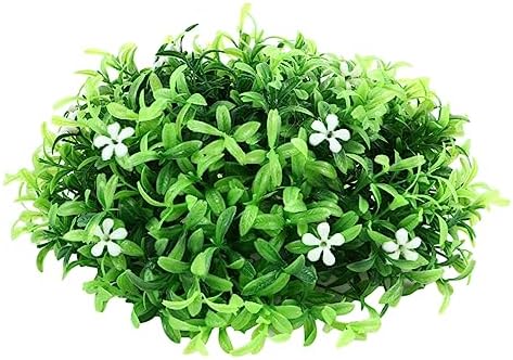 Artificial Grass Ball Pendant Lightweight Decor for Ceiling