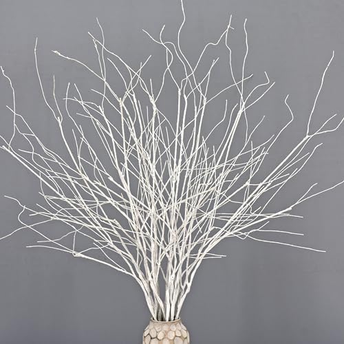 ChopiLine 10PCS Lifelike Curly Willow Branches for Vase Decor